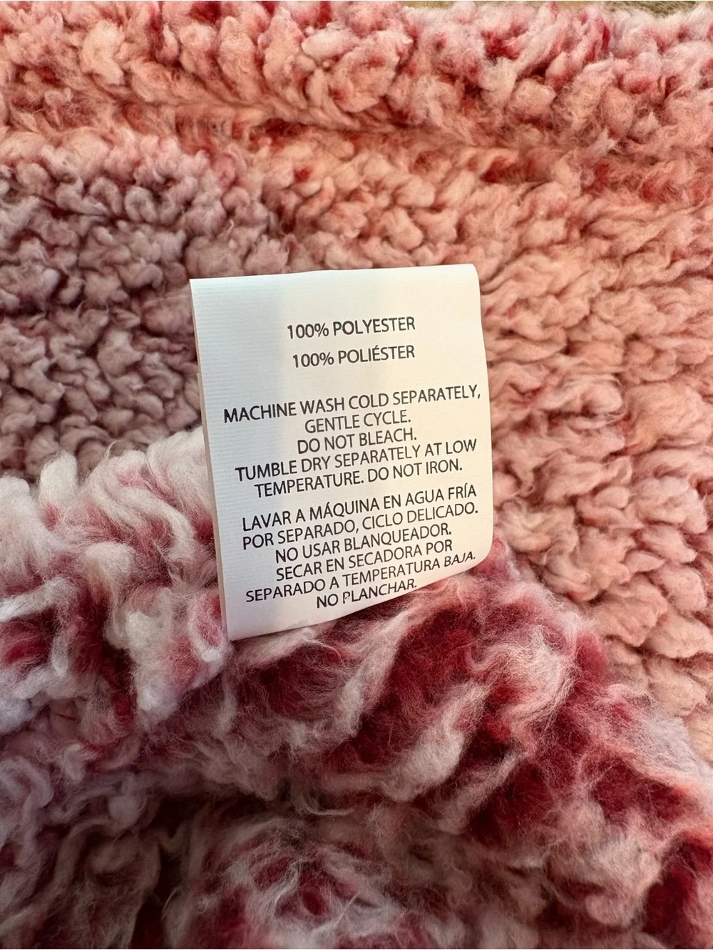 Mainstays faux sherpa